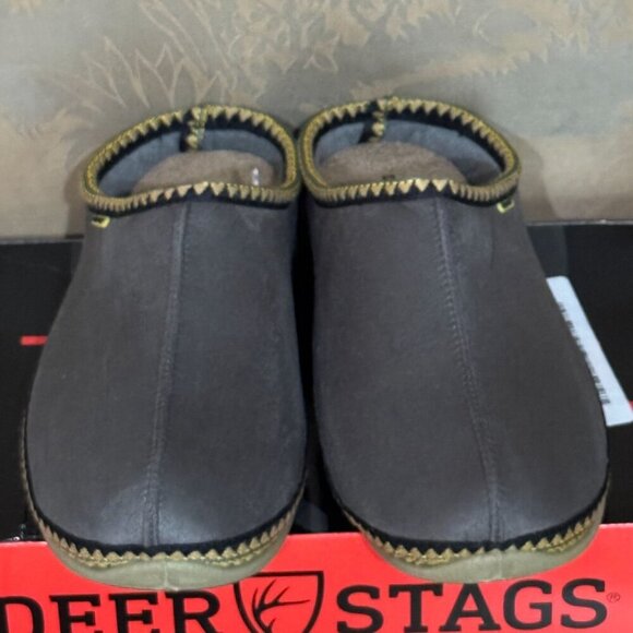 Deer Stags Wherever Slippers Men’s 10M Gray Indoor Outdoor S.U.P.R.O. Comfort - Picture 2 of 13